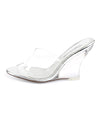 LOVELY-401 Pantoletten Transparent | Fabulicious SALE