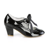 WIGGLE-32 Pumps Lack Schwarz | Pin Up Couture