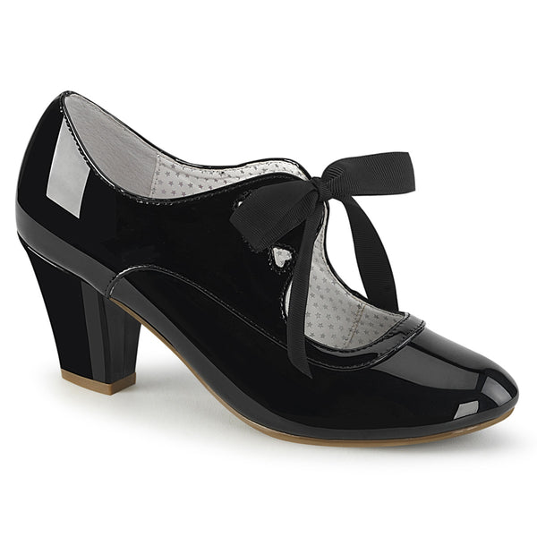 WIGGLE-32 Pumps Lack Schwarz | Pin Up Couture
