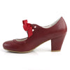 WIGGLE-32 Pumps Burgunder Rot | Pin Up Couture SALE
