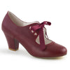 WIGGLE-32 Pumps Burgunder Rot | Pin Up Couture SALE