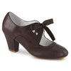 WIGGLE-32 Pumps Dunkelbraun | Pin Up Couture