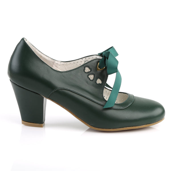 WIGGLE-32 Pumps Grün | Pin Up Couture