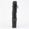 WORSHIP-1020 Plateau Stiefeletten - Schwarz Matt | Pleaser