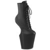 WORSHIP-1020 Plateau Stiefeletten - Schwarz Matt | Pleaser