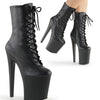 XTREME-1020 Plateau Stiefeletten Schwarz Matt | Pleaser