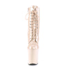 XTREME-1020 Plateau Stiefeletten Lack Nude | Pleaser