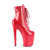 XTREME-1020 Plateau Stiefeletten Rot Lack von Pleaser – Ansicht 5