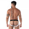 Schwarzer Zipped Latex Second Skin-Jockstrap von TOF Paris – Ansicht 3