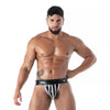 Schwarzer Zipped Latex Second Skin-Jockstrap von TOF Paris – Ansicht 4