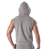 Ärmellose Zip-Hoodie Weste - Stretch, Komfort & praktische Taschen, Grau | TOF Paris